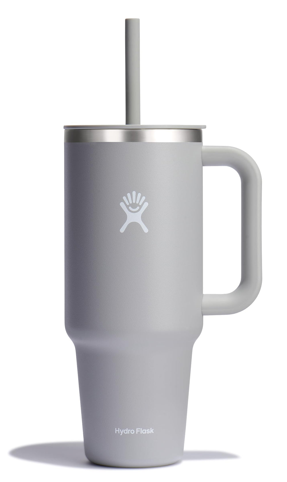 Hydro Flask Travel Tumbler with Handle, Lid and Straw - Insulated Stainless Steel in 32 Oz Trillium