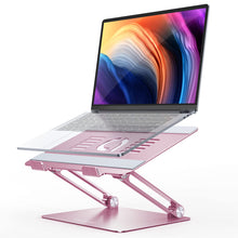 Lamicall Adjustable Laptop Stand, Portable Laptop Riser, Aluminum Laptop Stand for Desk Foldable, Ergonomic Computer Notebook Holder for MacBook Air Pro HP, Office Desk Accessories (10-17.3'')- Silver