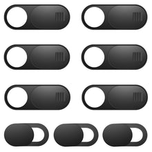 ZUCUCUC Laptop Camera Cover Slide, Phone Camera Cover Slide, 6 Pack Ultra Thin Webcam Cover Slide for Laptop, Desktop, PC, Tablet, Smartphone, Protect Your Privacy and Security(Black)