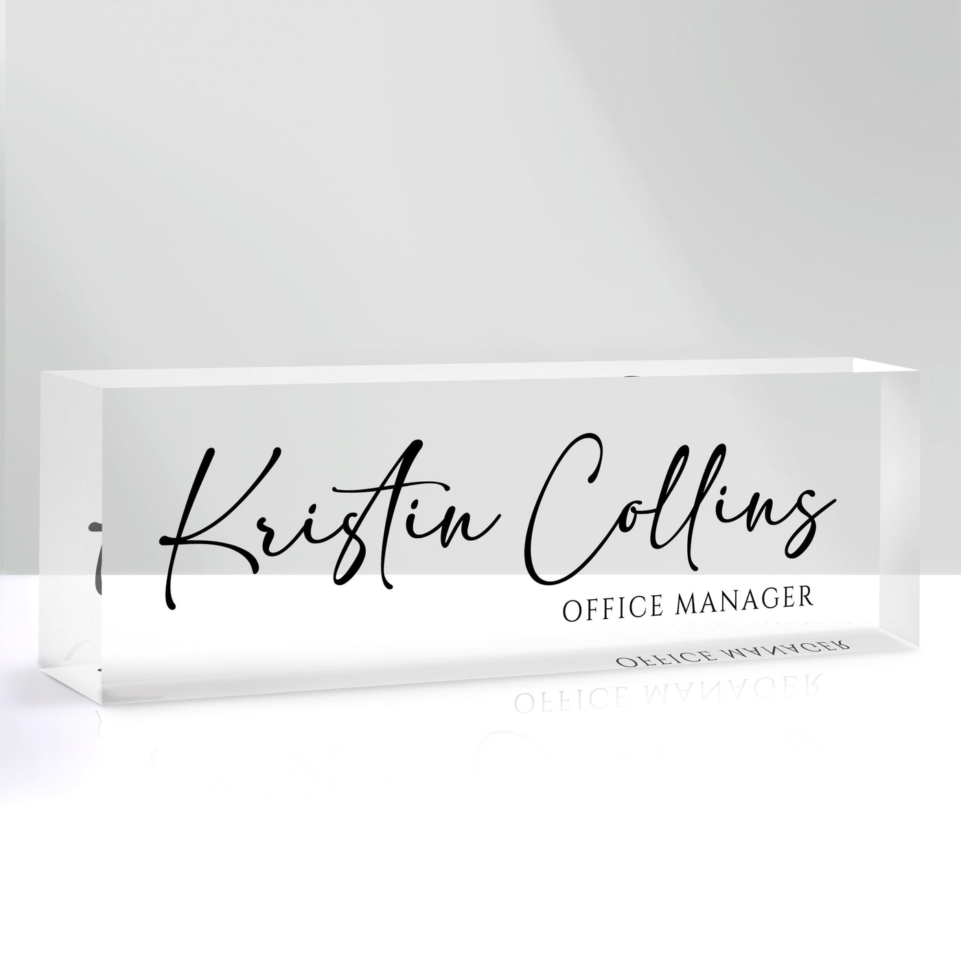 Custom Acrylic Trophy Award with Logo/Photo Text- Personalized Plaque for Recognition, Retirement, Farewell, Anniversary, Golf - Awards for Employee, Boss, Coworker Appreciation Gifts
