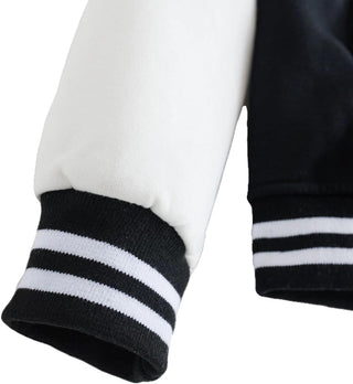 babyhealthy Women's Men's Varsity Baseball Jacket Casual Letterman Bomber Jacket Windbreaker Lightweight Jacket Coat