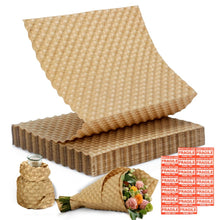 Paper Bubble Wrap Sheets for Packing 15" x 12” x 50 FT Bubble Wrap for Moving,Packing,Shipping, Recyclable Packing Paper for Glass,Dishes, Biodegradable Cushioning Wrap with 24 Fragile Stickers