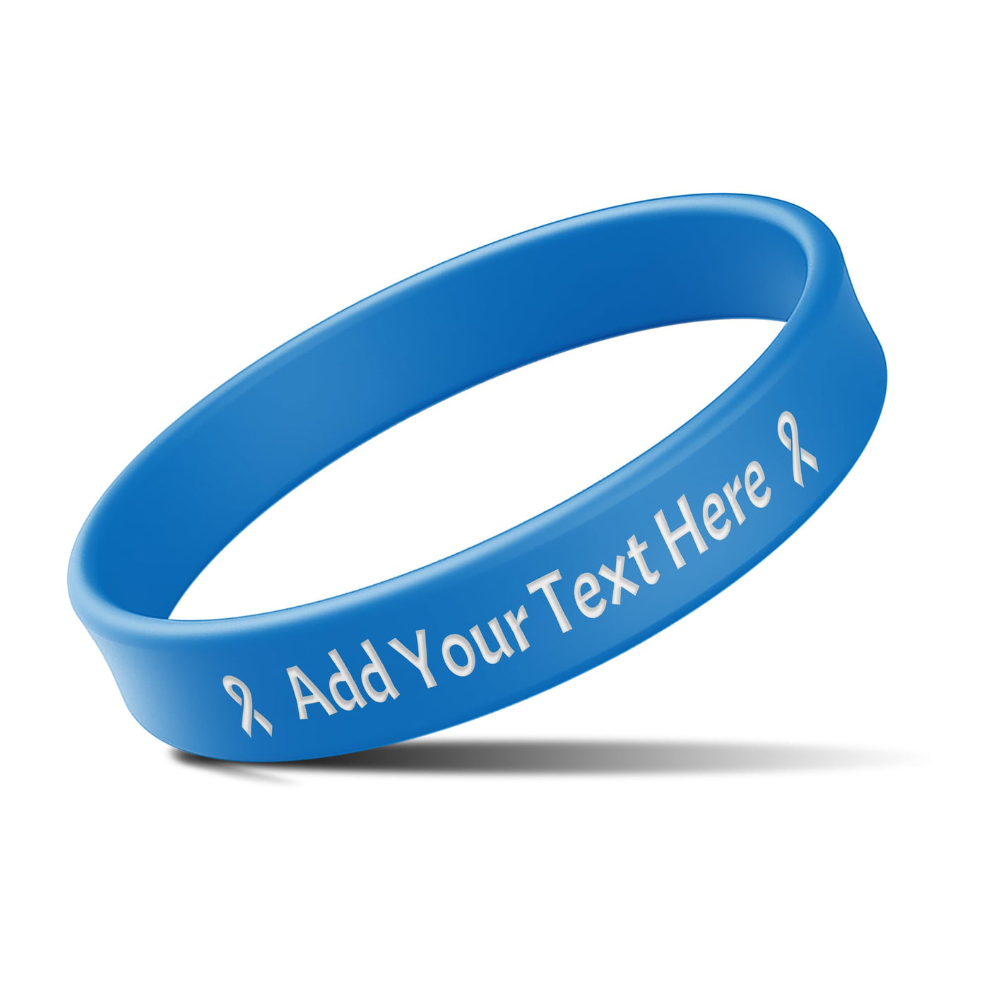 Custom Rubber Bracelets with Text Logo Clipart Customizable Bracelet Personalized 1/2 Inch Silicone Wristbands for Awareness, Events, Support, Promotions