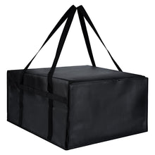 Insulated Food Delivery Bag, XXXL Insulated Reusable Grocery Cooler/Hot Bags, Tote Bag for Shopping/Travel/Doordash, Catering Bag Doordash 22x14x13, Black, 1-Pack