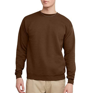 Hanes Men's Sweatshirt, EcoSmart Fleece Crewneck Sweatshirt, Big & Tall Available, 1 or 2-Pack