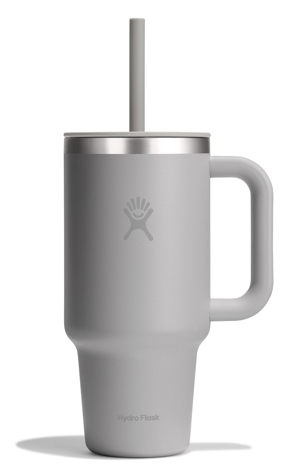 Hydro Flask Travel Tumbler with Handle, Lid and Straw - Insulated Stainless Steel in 32 Oz Trillium