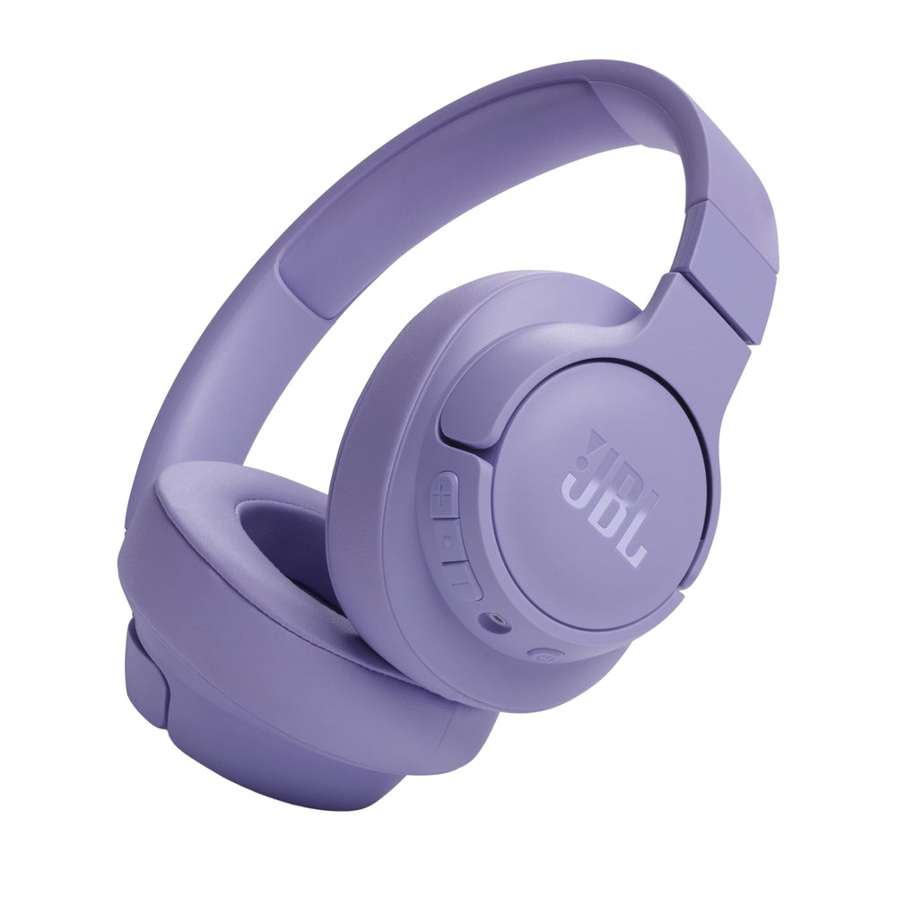 JBL Tune 720BT - Wireless Over-Ear Headphones with JBL Pure Bass Sound, Bluetooth 5.3, Up to 76H Battery Life and Speed Charge, Lightweight, Comfortable and Foldable Design (Black)
