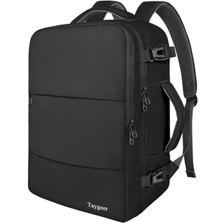 Taygeer Travel Backpack for Women, Carry On Backpack with Water Bottle Pocket & Shoe Pouch, TSA 15.6inch Laptop Mochila Flight Approved, Nurse Bag Casual Daypack for Weekender Business Hiking, Pink