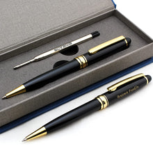 Custom Engraved Pen & Money Clip Wallet Gift Set – Personalized Ballpoint Pen with Refill, Luxury Gift Box for Men
