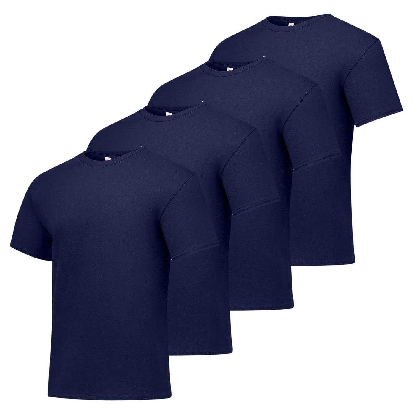 Hanes Men's Short Sleeve T-Shirt Pack, Big & Tall, Crewneck Cotton T-Shirts for Men, Value Packs