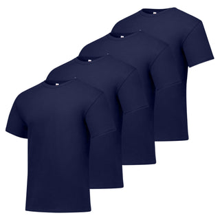 Hanes Men's Short Sleeve T-Shirt Pack, Big & Tall, Crewneck Cotton T-Shirts for Men, Value Packs