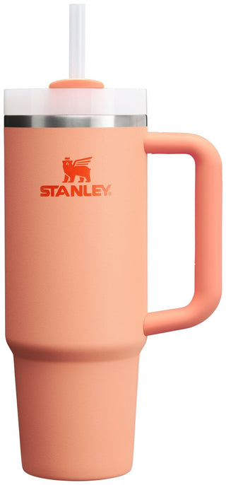 STANLEY Quencher H2.0 Tumbler with Handle and Straw 30 oz | Flowstate 3-Position Lid | Cup Holder Compatible for Travel | Insulated Stainless Steel Cup | BPA-Free | Rose Quartz 2.0