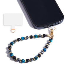 Marble Beaded Phone Wrist Strap,Detachable Phone Bracelet Strap with Tether Tab,Hands-Free Wristlet Strap (Rose Quartz)