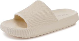 WHITIN Slippers for Women Non Slip | Cushioned Thick Sole Slides | Quick Drying Bathroom Sandals