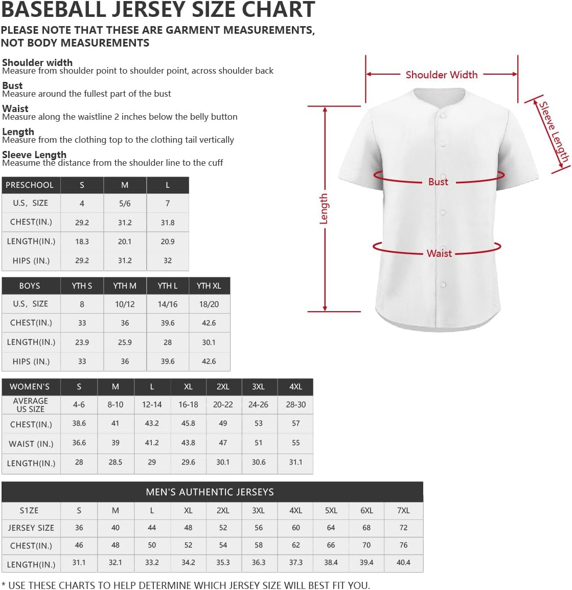 Custom Baseball Jersey Stitched Printed Personalized Team Shirts Uniform for Men Women Boys Customize Name Number Logo