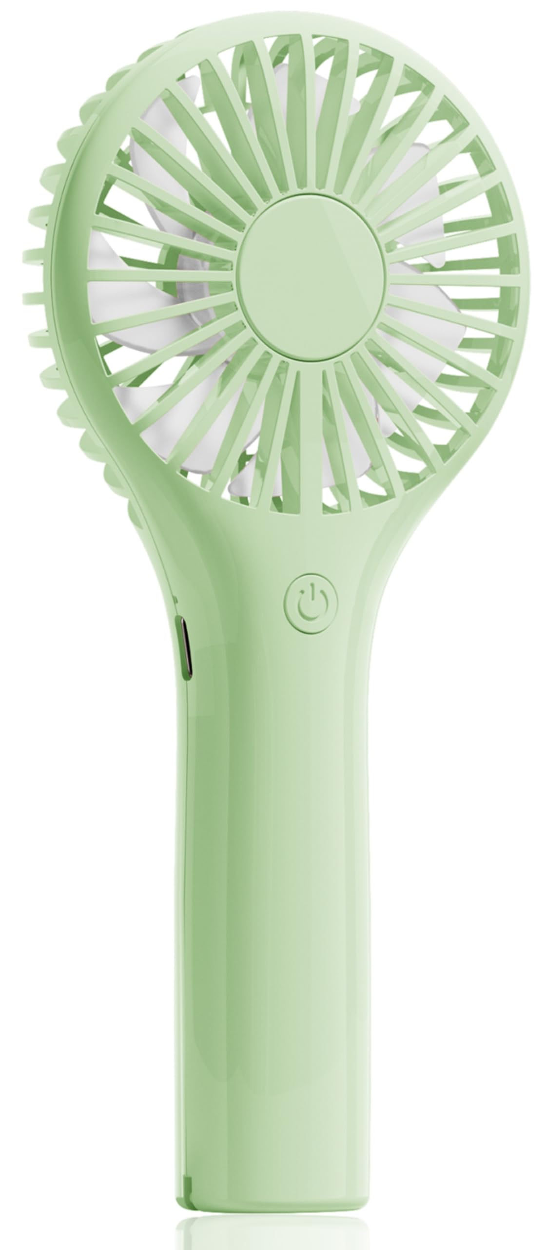 Edvision Portable Mini Fan - Powerful Personal Handheld Fan with 3 Speeds, Cute and Small, USB Rechargeable for Travel/Lash/Makeup/Outdoor/Home, Pink