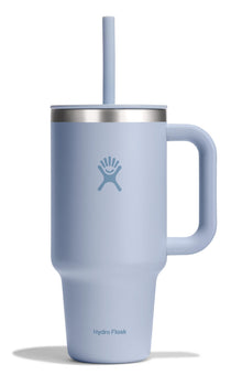 Hydro Flask Travel Tumbler with Handle, Lid and Straw - Insulated Stainless Steel in 32 Oz Trillium