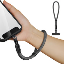 saxsion Lanyard for Phone, Self-Locking Phone Wrist Strap with 0.4mm Ultra-Thin Clip & 360° Hook, Anti-Drop Strap (Purple)