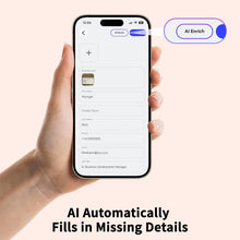 AI Smart Digital Business Card, Scan and Digitize | Automated Contacts Enrichment | Voice Notes Transcription | AI Drafts Follow-Up Email | NFC Tap to Share | Eco-Friendly