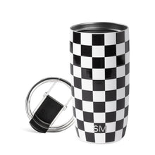 Simple Modern Voyager Tumbler with Flip Lid | Travel Coffee Mug | Insulated Stainless Steel Cold Brew Iced or Hot Coffee Cup | Gifts for Women Men Her Him | 16oz, Almond Birch
