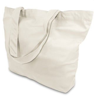 TOPDesign 1 | 3 | 6 | 12 | 24 Pack Super Strong Large 12oz Cotton Canvas Tote Bag, Reusable Grocery Shopping Cloth Bag, Fashionable Two-Tone Tote for Crafts, DIY Your Creative Designs (Pack of 1)