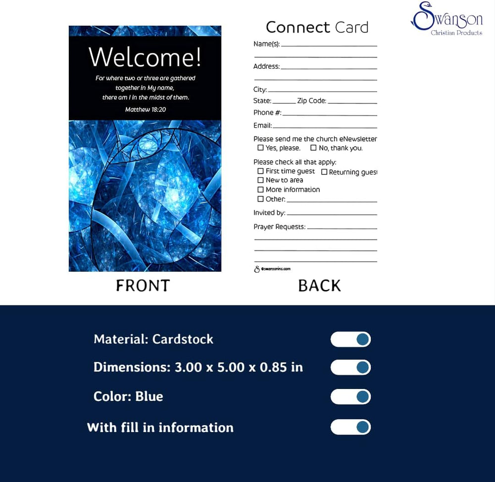 Welcome Card (Pack of 50)