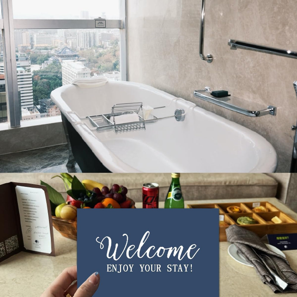 Besttile Hotel & Motel Greeting Cards,4x6 inch Welcome Enjoy Your Stay Welcome Guests Card with Envelope,20 Pcs Per Pack