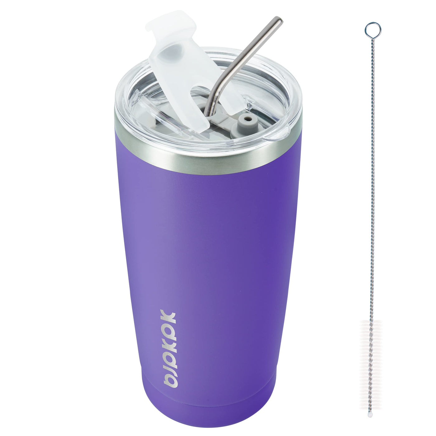 BJPKPK 30oz Stainless Steel Tumbler Color Block Insulated Tumblers Cup with Lid and Straw, Double Walled Travel Coffee Mug,Mint