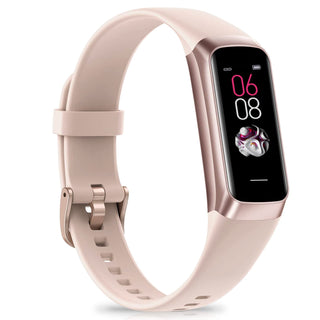 Fitness Tracker, Activity Trackers with 24/7 Heart Rate, Blood Oxygen Blood Pressure Sleep Monitor, Step Counter with 1.1" AMOLED Touch Color Screen, Calorie Pedometer Health Smart Watch for Women Men