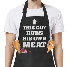 SANDJEST Funny Mens Aprons with Pockets for BBQ Grilling Cooking Grandpa Husband Apron for Birthday Christmas Father's Day