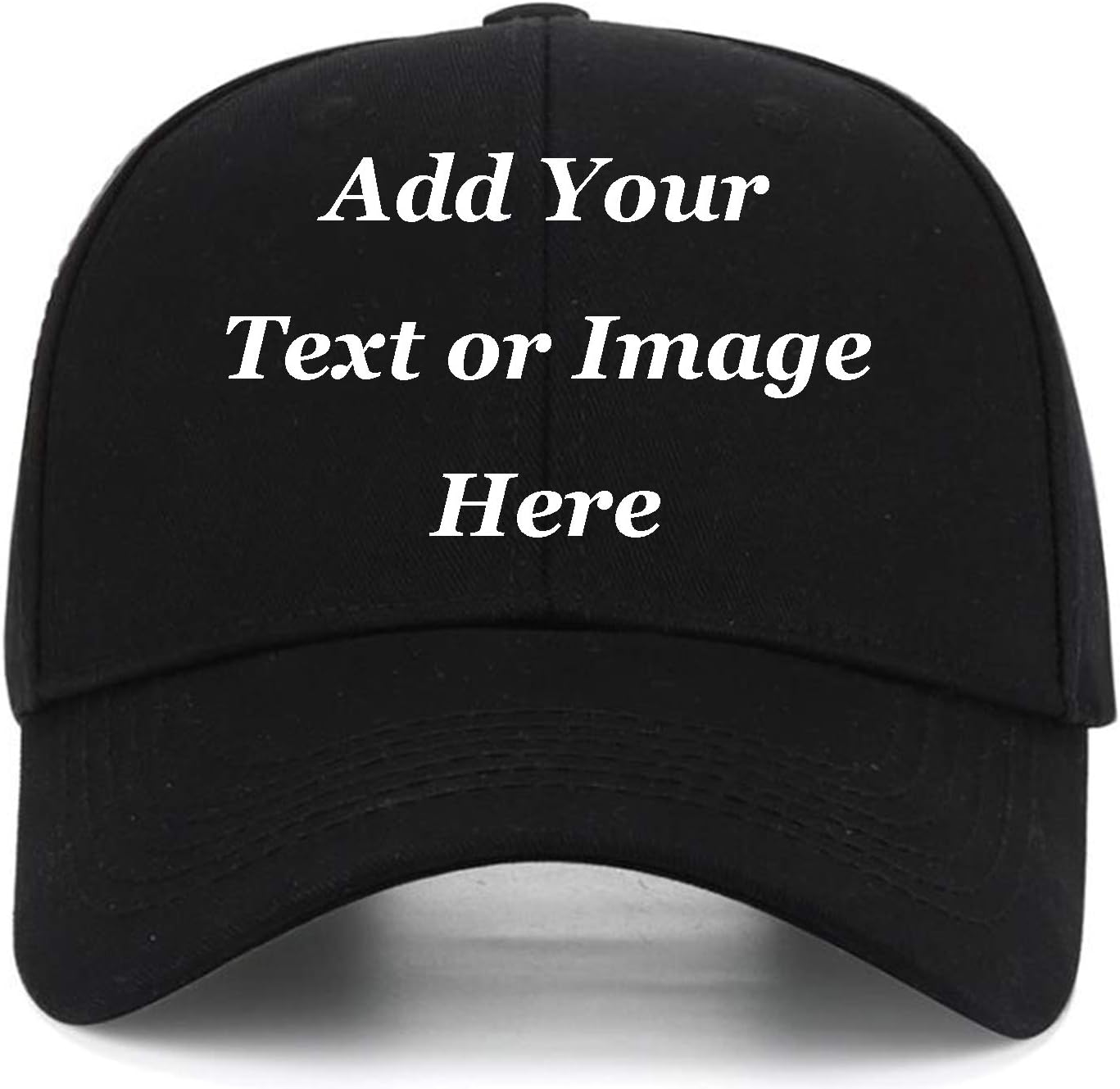 Custom Baseball Cap with Your Text for Men Women,Personalized Adjustable Trucker Caps Casual Sun Peak Hat for Gifts