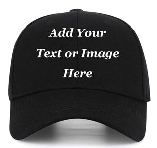 Custom Baseball Cap with Your Text for Men Women,Personalized Adjustable Trucker Caps Casual Sun Peak Hat for Gifts