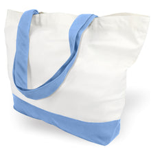 TOPDesign 1 | 3 | 6 | 12 | 24 Pack Super Strong Large 12oz Cotton Canvas Tote Bag, Reusable Grocery Shopping Cloth Bag, Fashionable Two-Tone Tote for Crafts, DIY Your Creative Designs (Pack of 1)