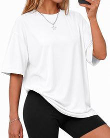 GAYHAY Oversized Tshirts for Women - Spring Summer Workout Clothes Short Sleeve Tops Crew Neck Tee Shirts Fashion Casual 2026