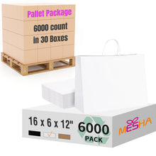MESHA Brown Paper Bags 8x4.25x10.5 Inch 20Pcs, Paper Bags with Handles, Sturdy Brown Gift Bags for Retail, Birthday Party Favors, Shopping, Small Business (Made in USA)