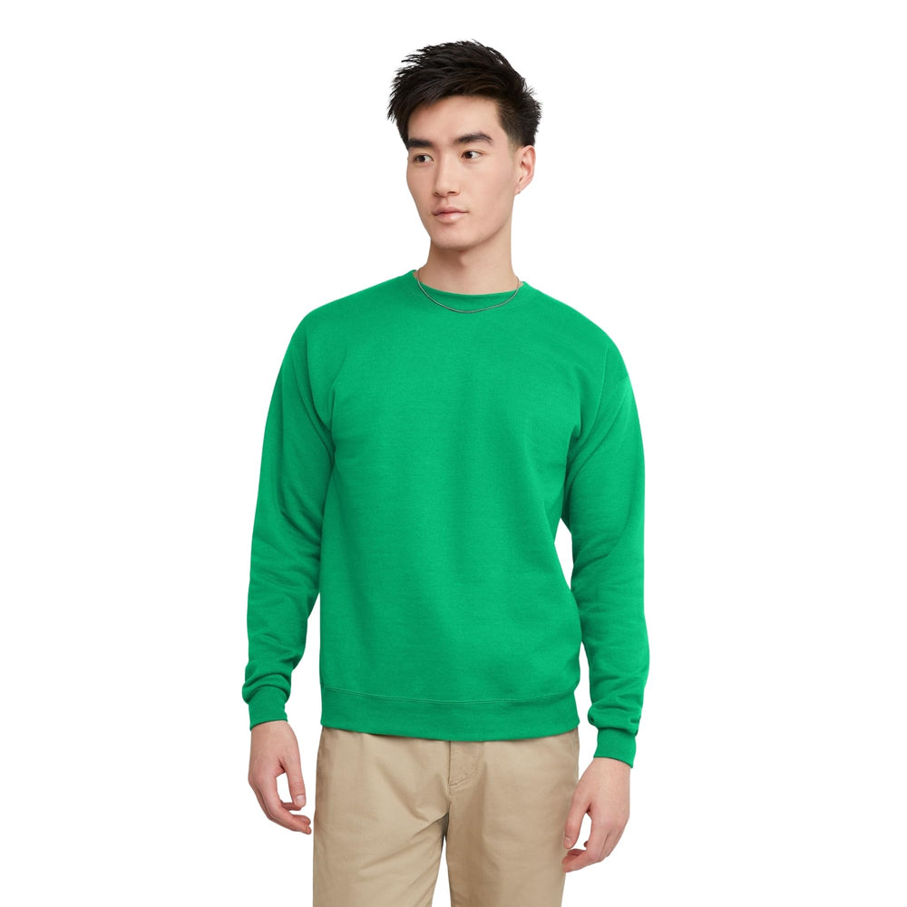 Hanes Men's Sweatshirt, EcoSmart Fleece Crewneck Sweatshirt, Big & Tall Available, 1 or 2-Pack