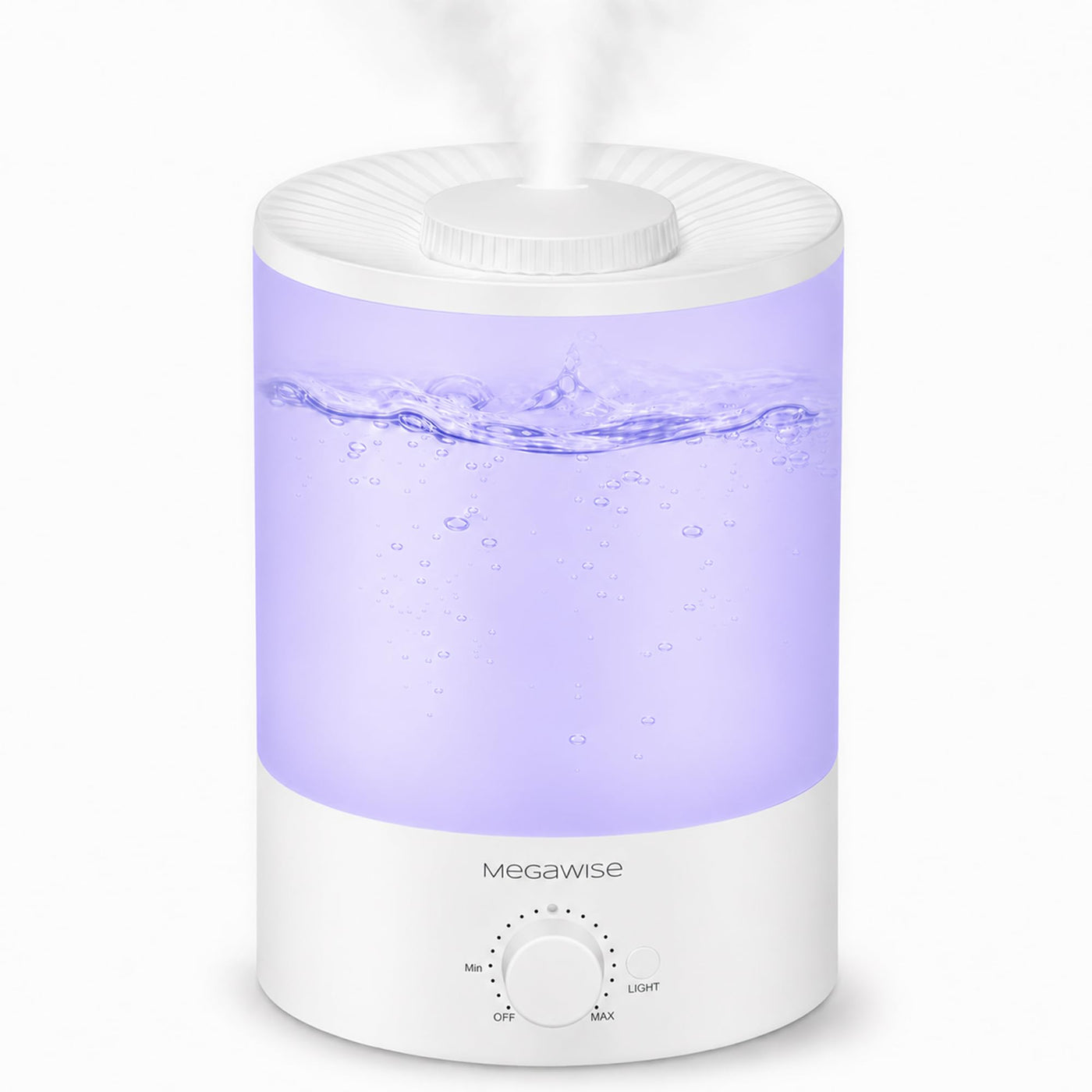 MegaWise Ultrasonic Cool Mist Humidifier SK7620 - 1.5L Capacity, Whisper-Quiet Operation, Adjustable Mist Output, Auto Shut-Off - Ideal for Home, Office, Baby Room, and Bedroom
