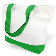 TOPDesign 1 | 3 | 6 | 12 | 24 Pack Super Strong Large 12oz Cotton Canvas Tote Bag, Reusable Grocery Shopping Cloth Bag, Fashionable Two-Tone Tote for Crafts, DIY Your Creative Designs (Pack of 1)