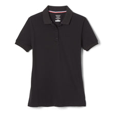 French Toast Women's Juniors' Short Sleeve Stretch Pique Polo Shirt