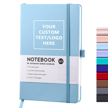 Personalized Notebook-Can Customize Logo/Text/Image, Customizable A5 Journal Notebook Daily Journals For Writing-192 Lined Pages 8.5 x 5.71 Inch,Black