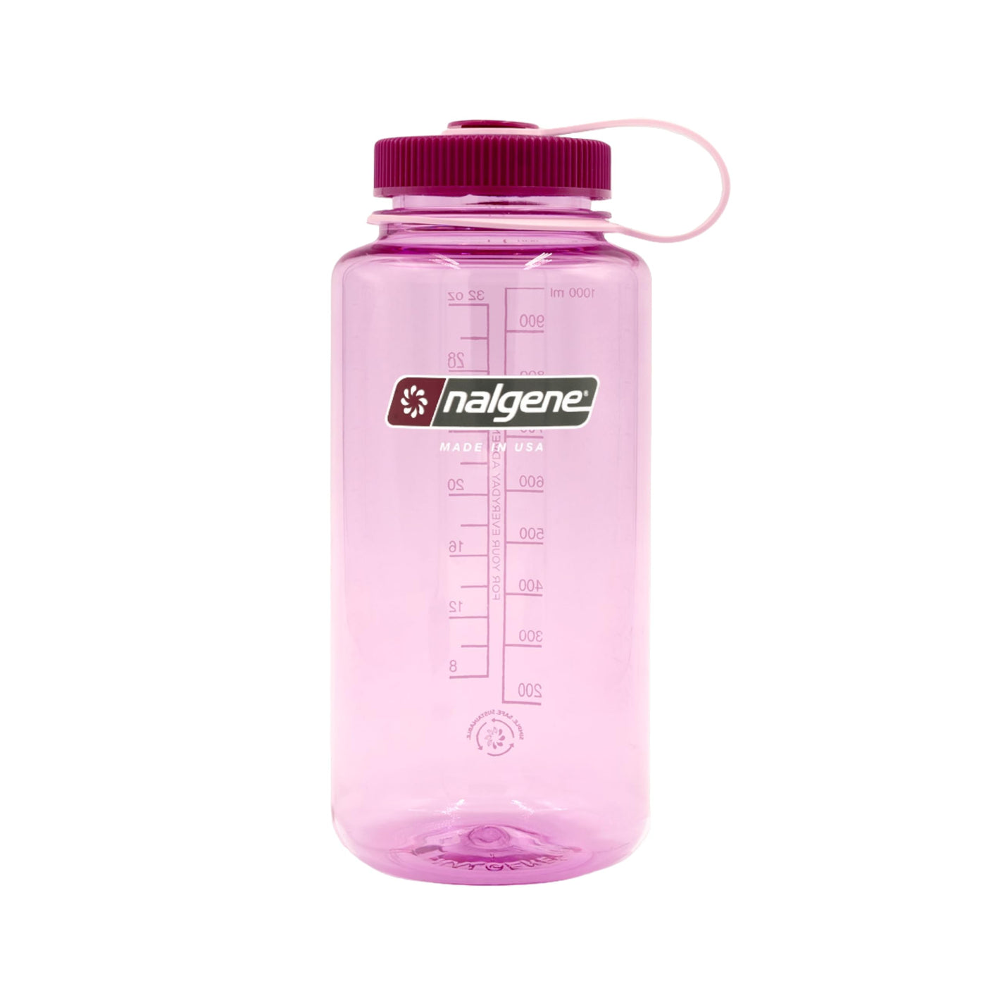 Nalgene 32 oz Wide Mouth Water Bottle | BPA-Free, Durable & Leak Proof, Lightweight Bottle for Hiking & Gym, Work & Travel