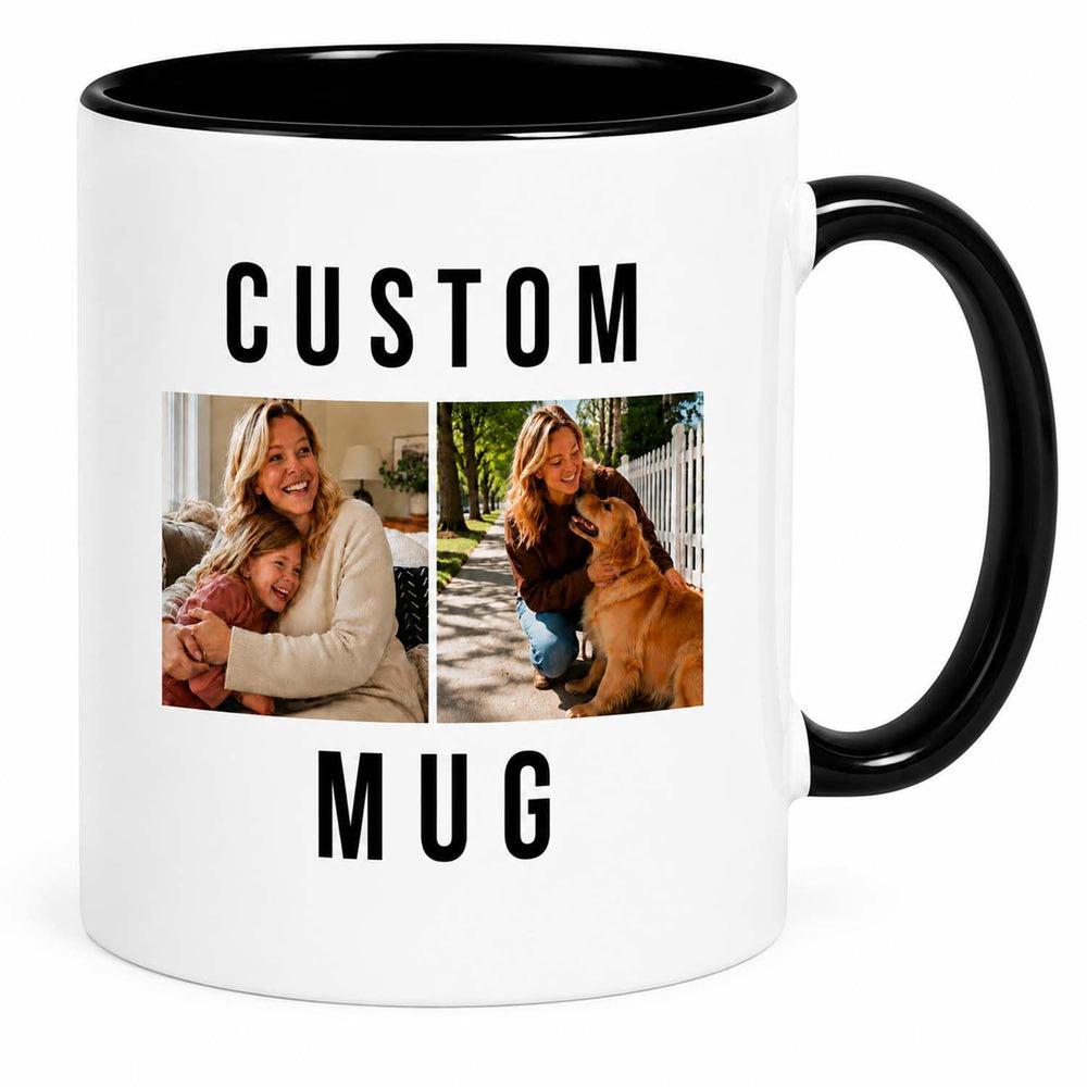 Custom Mug, Customized 15oz Photo Coffee Mug Personalized 11 Oz Ceramic Mug with Photo, Taza Personalizadas for Men Women Family