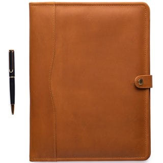Leather Portfolio, Leather Binder with Pen, Leather Portfolio for Men and Women, Leather Padfolio, Leather Folder, Portfolio Binder, Business Portfolio Men and Women