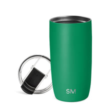 Simple Modern Voyager Tumbler with Flip Lid | Travel Coffee Mug | Insulated Stainless Steel Cold Brew Iced or Hot Coffee Cup | Gifts for Women Men Her Him | 16oz, Almond Birch