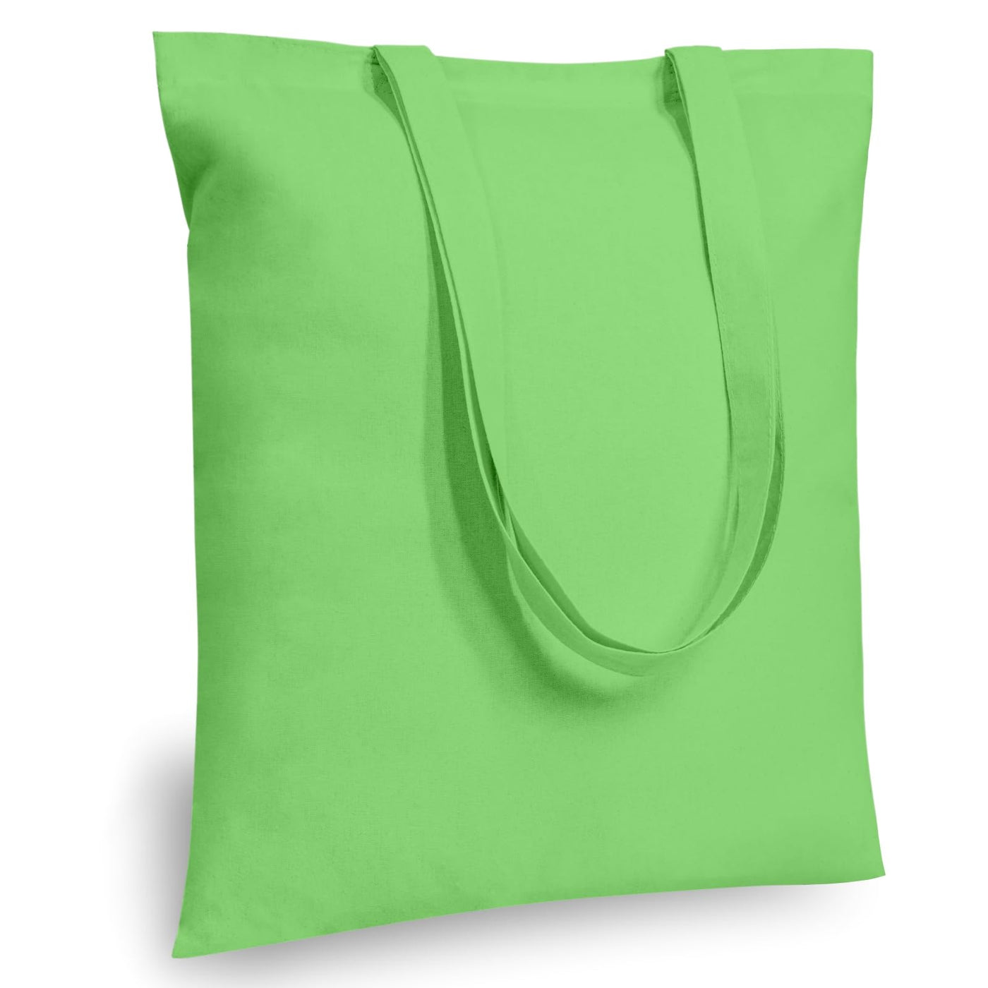TOPDesign 5 | 12 | 24 | 48 | 192 Pack Economical Cotton Tote Bags, Lightweight Medium Reusable Grocery Shopping Cloth Bags, Suitable for DIY, Advertising, Promotion, Gift, Activity (5-Pack)