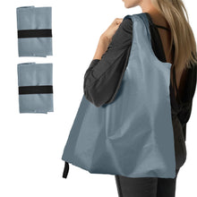 Washable Reusable Grocery Bags, Foldable Reusable Shopping Bags, Polyester Tote, Pocket Size Carrier