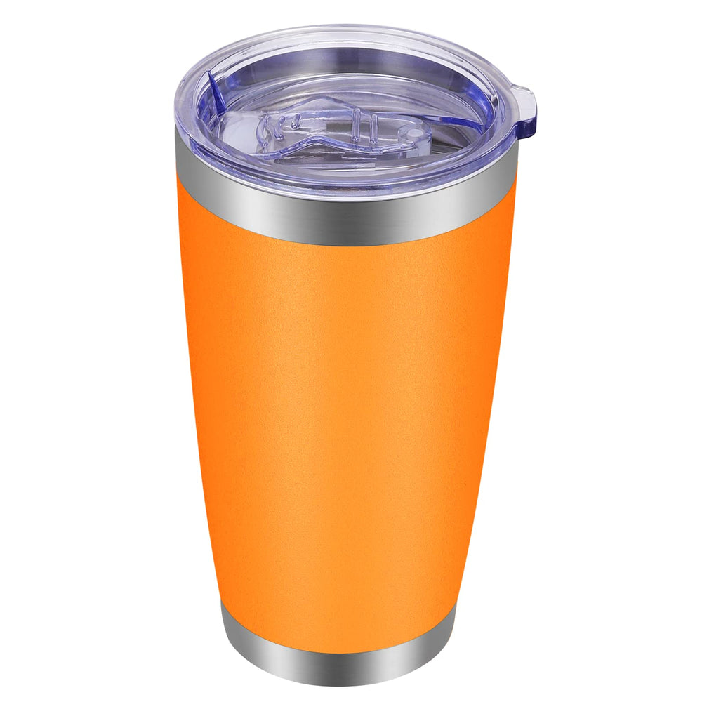 VEGOND 20oz Tumbler with Lid and Straw Stainless Steel Tumbler Cup Vacuum Insulated Double Wall Travel Coffee Mug Powder Coated Coffee Cup, Blue, 1 Pack