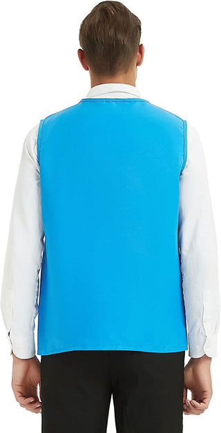 TopTie Adult Volunteer Work Vest Event Supermarket Apron Vests