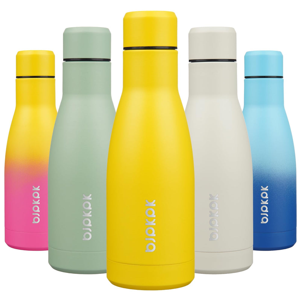 BJPKPK 17oz Insulated Water Bottles Stainless Steel Sports Water Bottles Keep Cold and Hot for Travel Dishwasher Safe,Olive Green