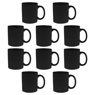 Father’s Day Custom Ceramic Coffee Mugs 11 oz. Set of 10/50/100, Personalized Bulk Pack - Coffee Cup Set, Iced Coffee Cup, Gaming Mug for Dad - White